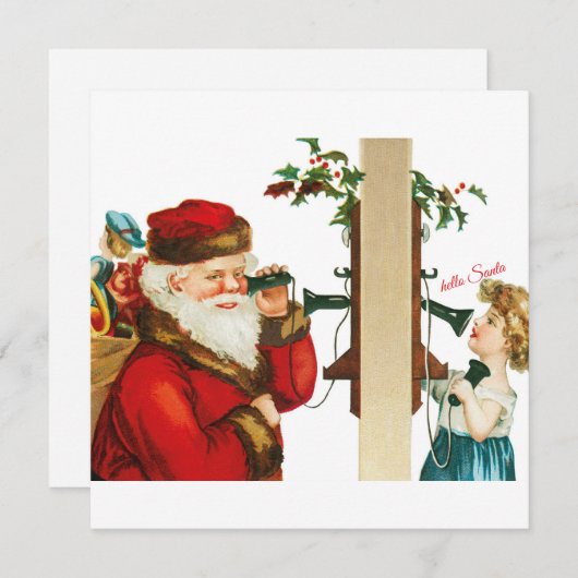 Hallo Sinterklaas Feestdagenkaart (Voorkant / Achterkant)