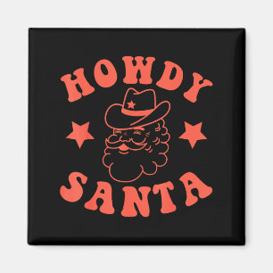 Hallo Sinterklaas Retro Groovy Cowboy Westerse Ker Magneet
