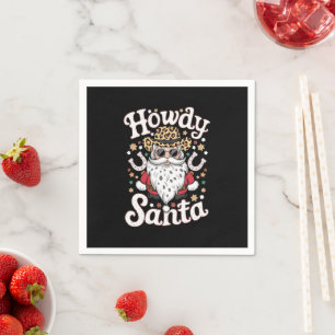 Hallo Sinterklaas Western Cowboy Rodeo Kerstcadeau Servet
