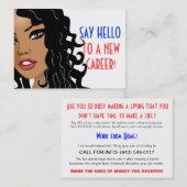 Hallo SIZZLE CARD Visitekaartje (Voorkant / Achterkant)