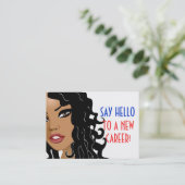 Hallo SIZZLE CARD Visitekaartje (Staand voorkant)