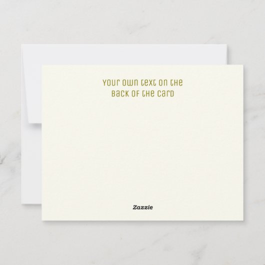 Hallo Sjabloon Tulpen Stempel stijl kleurrijk (Achterkant)