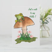 hallo slechts een opmerking voor Say Feestdagenkaart (Staand voorkant)