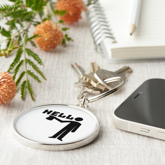 hallo sleutelhanger (Zijkant)