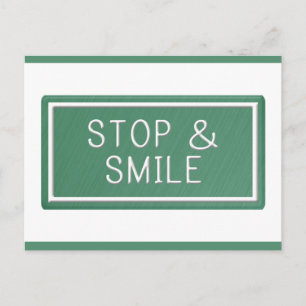 Hallo Smiles Motivatie Quote Blank Briefkaart