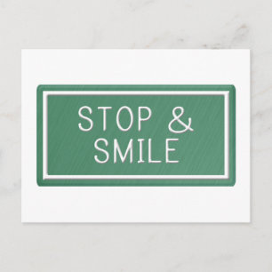 Hallo Smiles Motivatie Quote Blank Briefkaart
