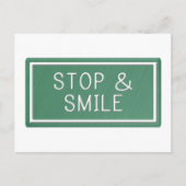 Hallo Smiles Motivatie Quote Blank Briefkaart (Voorkant)