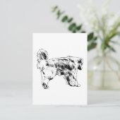 Hallo Snel, Golden Retriever Briefkaart (Staand voorkant)