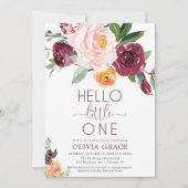 Hallo Snip en zie Little One herfst baby shower Kaart (Voorkant)