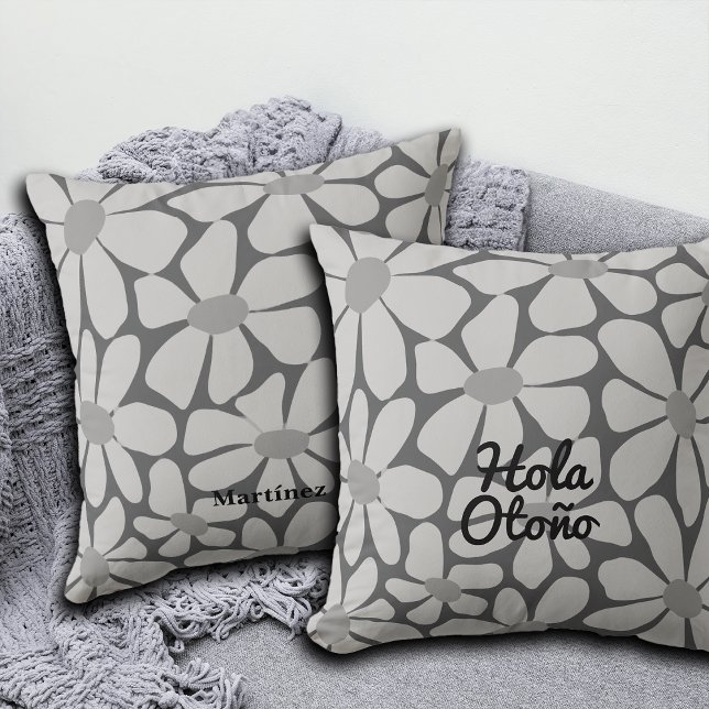 Hallo Spaans Autumn Herfst Vibes Personalize Kussen (Creator heeft geüpload)