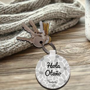 Hallo Spaans Autumn Herfst Vibes Personalize Sleutelhanger