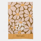 Hallo Spaans Autumn Herfst Vibes Personalize Theedoek (Verticaal)