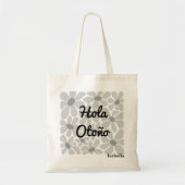 Hallo Spaans Autumn Herfst Vibes Personalize Tote Bag (Voorkant)