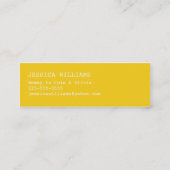 "Hallo" Speech Bubble Contactkaartje (Achterkant)