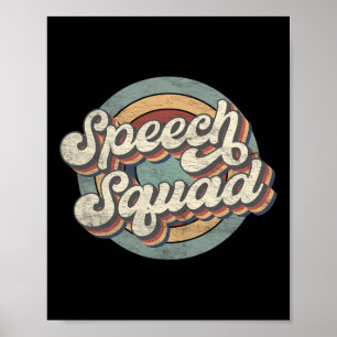 Hallo Speech Squad Spraaktherapie Crew Poster