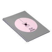 Hallo Spinnen Notitieboek (Rechterzijde)