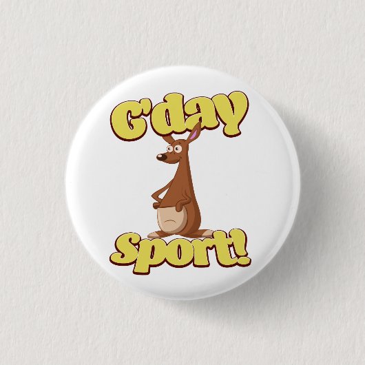 Hallo Sport Ronde Button 3,2 Cm (Voorkant)