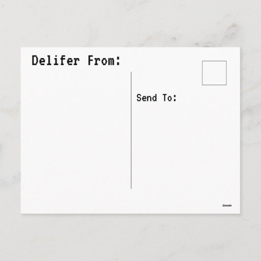 Hallo Spring - 16-bits Pixel Art Countryside Postc Feestdagenkaart (Achterkant)