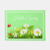 hallo Spring Doormat Deurmat (Voorkant)