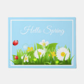 hallo Spring Doormat Deurmat (Voorkant)