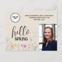 hallo Spring Floral Real Estate Marketing
