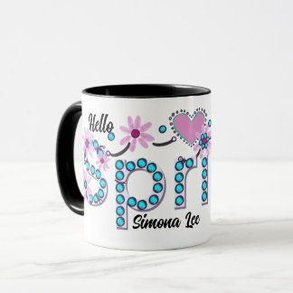 Hallo Spring Gepersonaliseerd cadeau Mok
