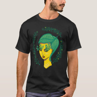 Hallo Spring Green Witch Moeder Natuur jongen T-shirt