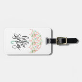 hallo Spring Umbrella Bagagelabel (Voorkant horizontaal)