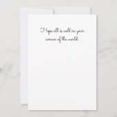 Hallo Spring Village Scene Kaart (Achterkant)