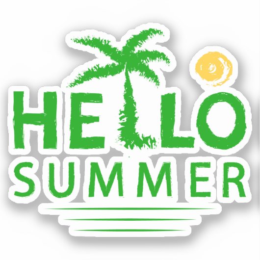 hallo sticker (Voorkant)