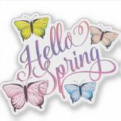Hallo Sticker (Voorkant)