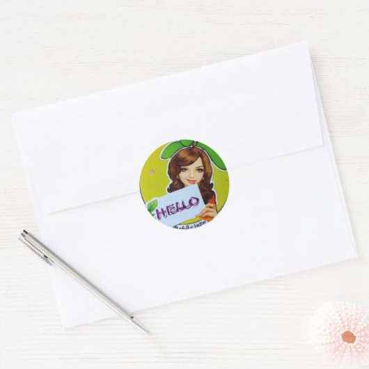 hallo Sticker (Envelop)