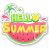 hallo sticker (Voorkant)