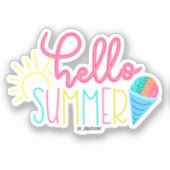 hallo sticker (Voorkant)