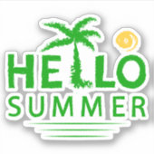 hallo sticker (Voorkant)