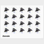 Hallo Sticker Black Labrador Retriever Puppy (Vel)