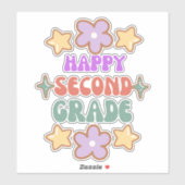 Hallo sticker Blij terug naar school, (Vel)