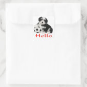 Hallo Sticker Havanese Puppy Dog (Tas)