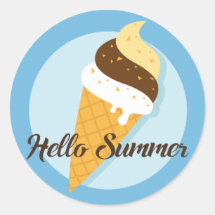 Hallo sticker Ice Cream