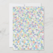 Hallo Stijlvolle kleurrijke mozaïek Kaart (Achterkant)