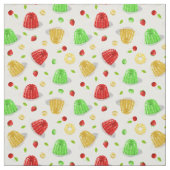 hallo stof Jello - op wit (Swatch)