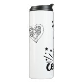 hallo stoomkoffie, speciaal aangepast voor harten thermosbeker (Gedraaid links)