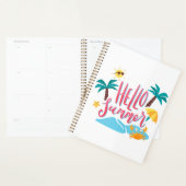 Hallo Strand - Zomer met palmbomen en krab Planner (Display)