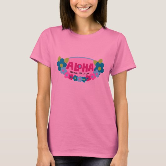 Hallo Stropdas Aloha Means T-shirt (Voorkant)