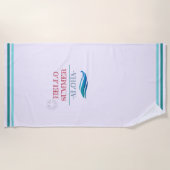 hallo "Summer Aloha" Tropische vibes Strandlaken (Voorkant)