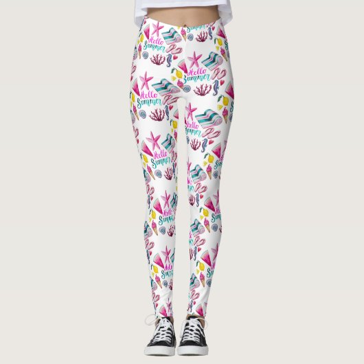 hallo Summer Beach Thunder-Cove Leggings (Voorkant)