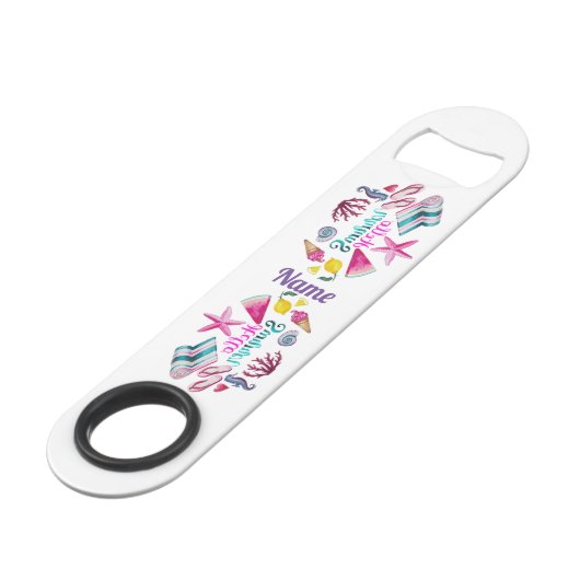 hallo Summer Beach Thunder-Cove  Speed Flessenopener (Achterkant Gekanteld)