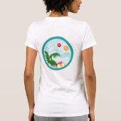 Hallo Summer Beach Vibes T-shirt (Achterkant)