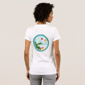 Hallo Summer Beach Vibes T-shirt (Achterkant volledig)