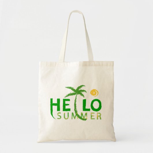 hallo Summer Canvas tas (Voorkant)